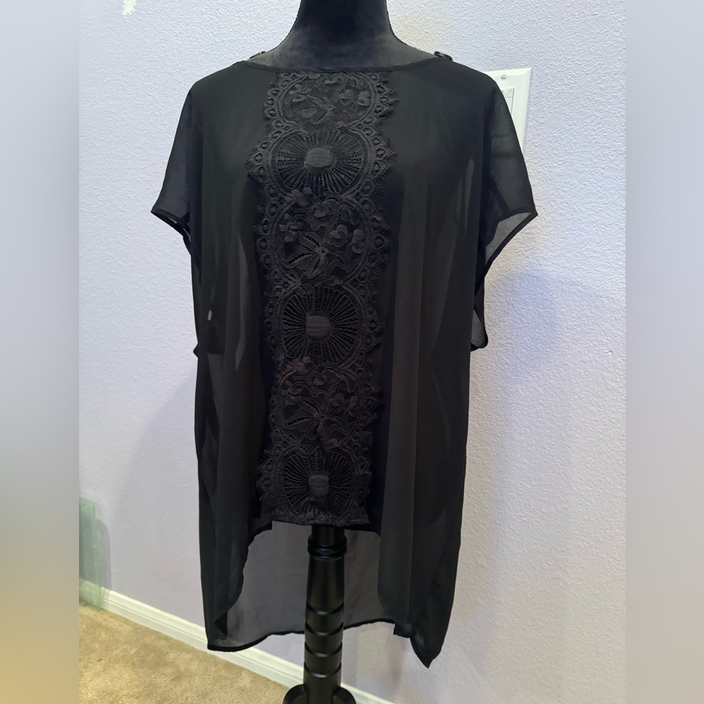 Sheer Torrid Black Top